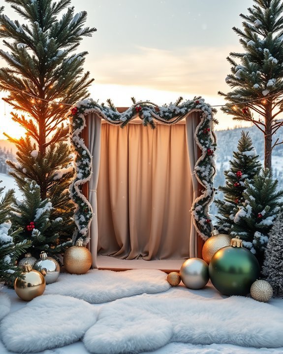 holiday photo booth fun