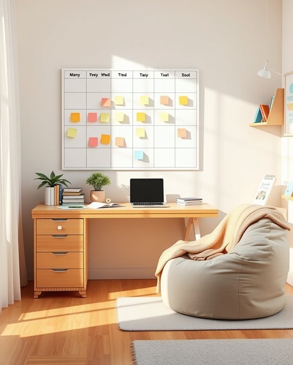 homework schedule board benefits