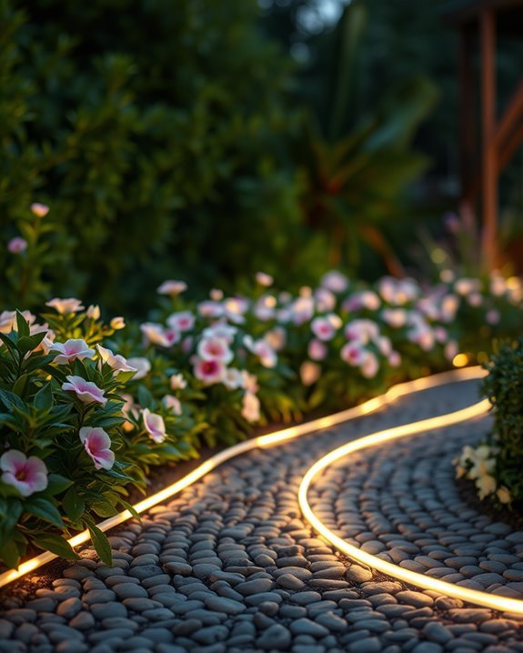 illuminate garden borders creatively