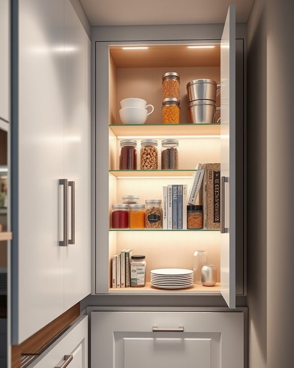 illuminate narrow spaces efficiently