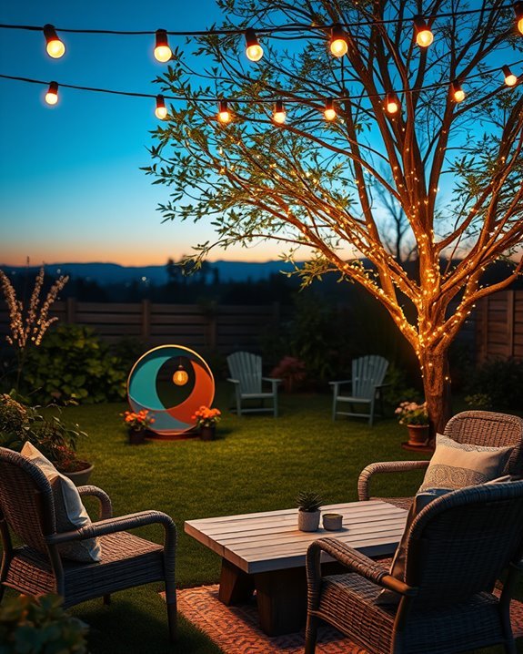 illuminated art with ambiance