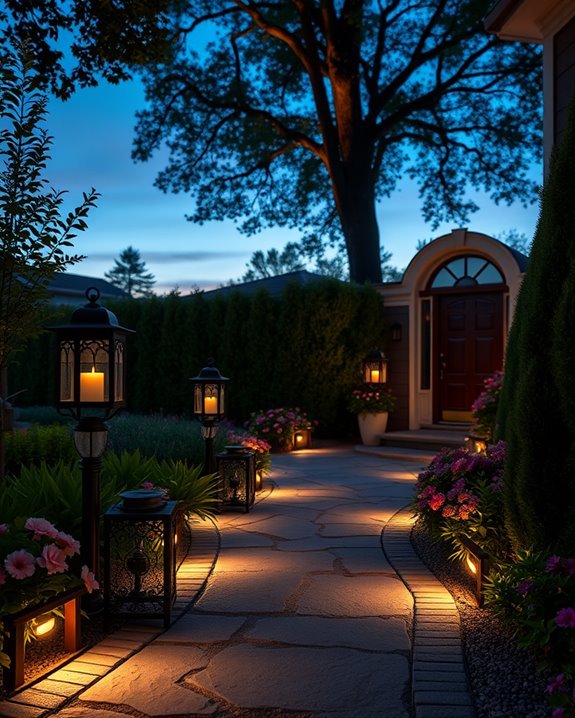 illuminated decorative pathway lighting