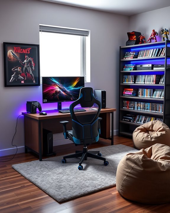 immersive gaming zone setup