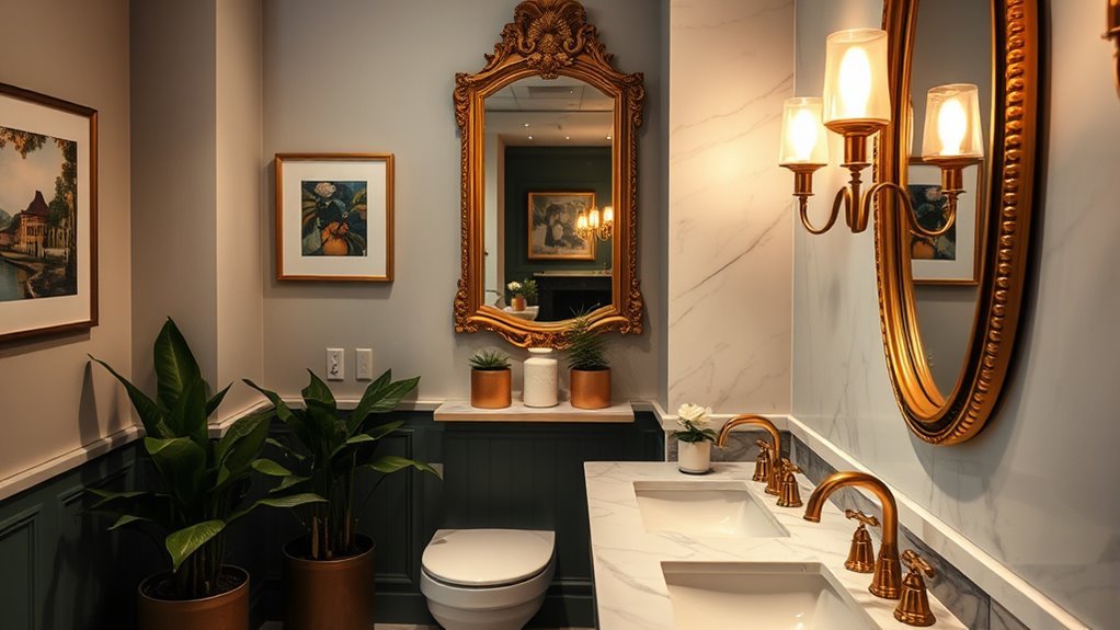 impressive cafe bathroom designs