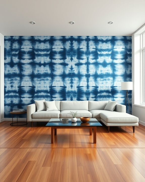 indigo tie dye decor inspiration