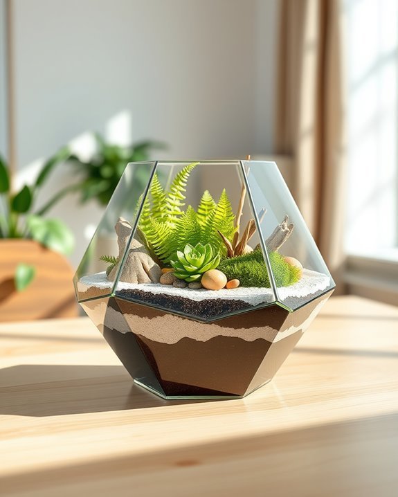 indoor garden terrarium care