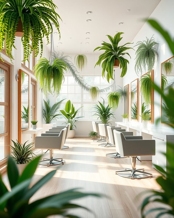 indoor greenery enhances atmosphere