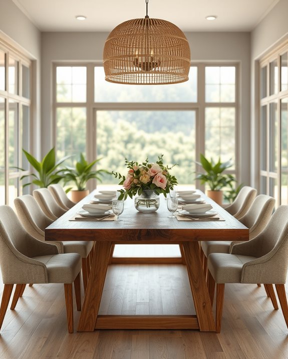 indoor outdoor dining ambiance