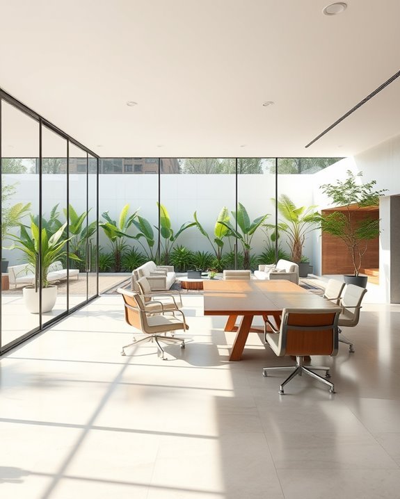 indoor outdoor office integration