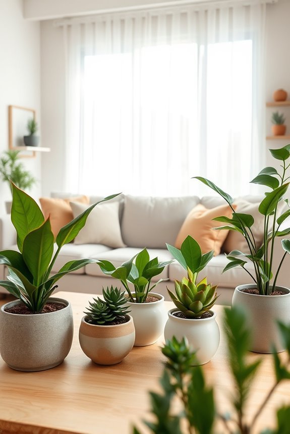 indoor plants enhance freshness