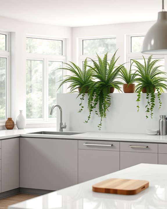 indoor plants enhance kitchens