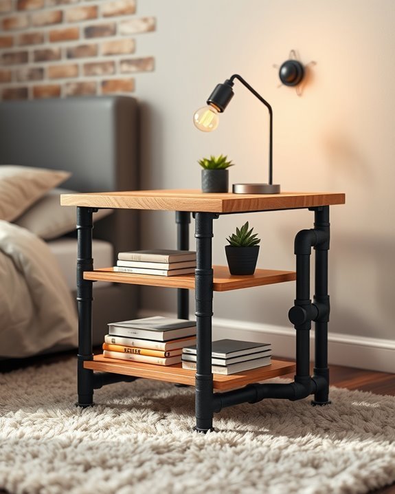 industrial charm for bedrooms