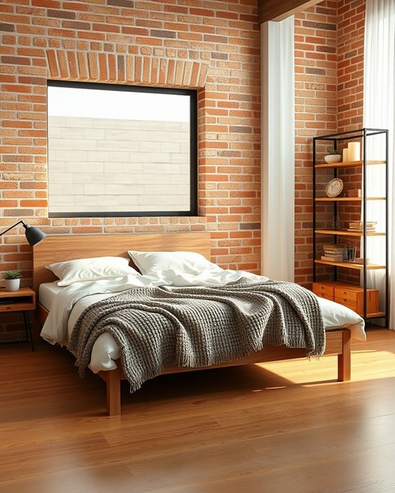 industrial chic bedroom design