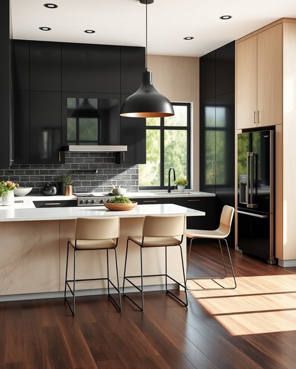 industrial chic kitchen design