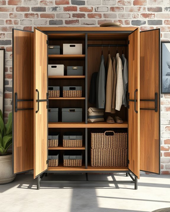 industrial chic storage solutions
