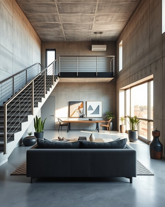 industrial metal railing designs