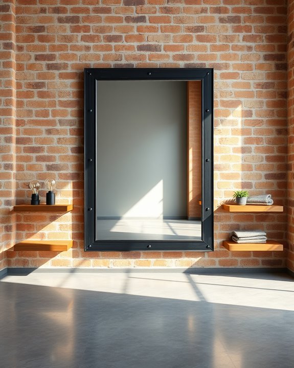 industrial mirrors for sophistication