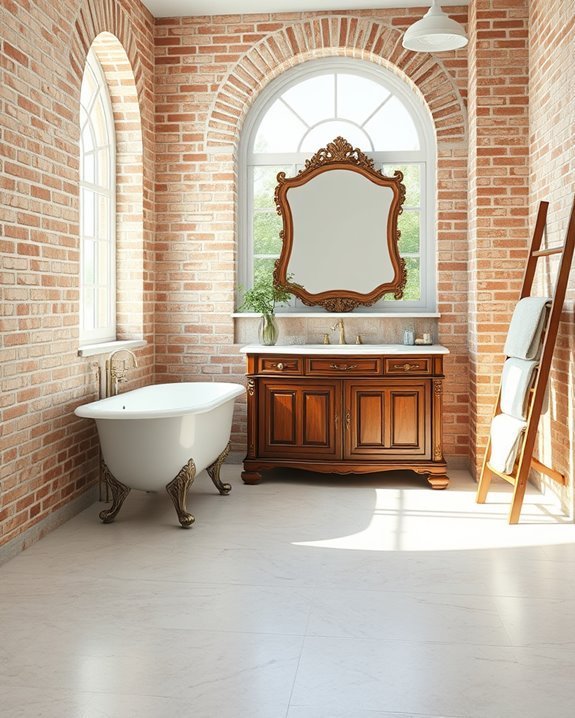 industrial rustic bathroom design