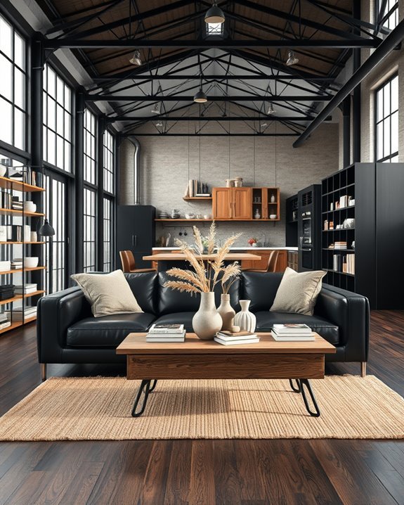 industrial warmth and contrast