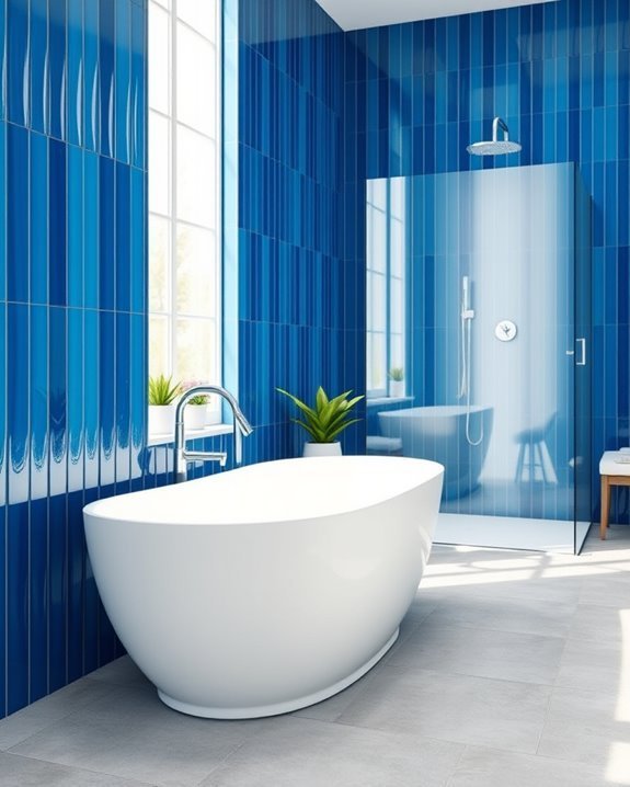 innovative blue tile designs
