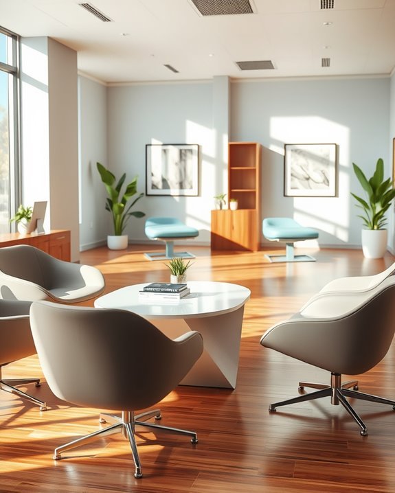 innovative ergonomic flexible furnishings