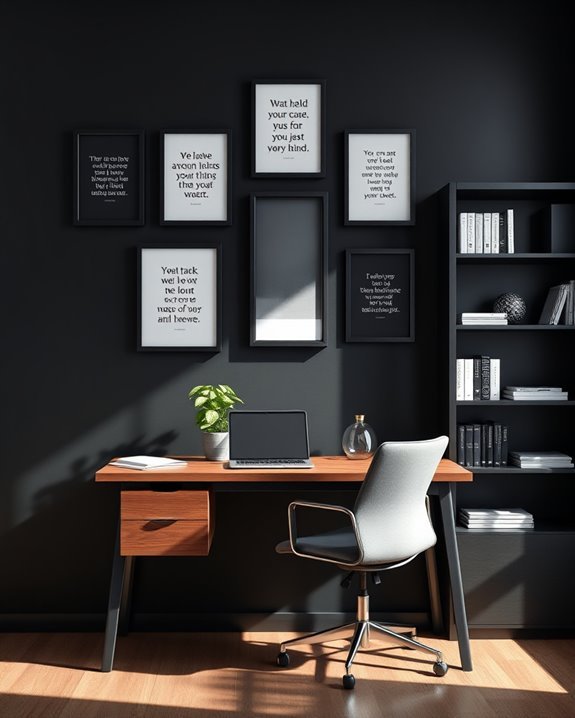 inspire your black wall