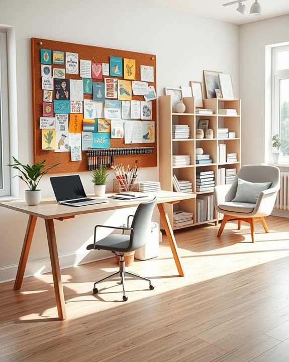 inspiring art workspace design