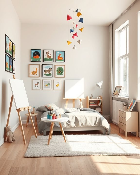 inspiring child s art gallery