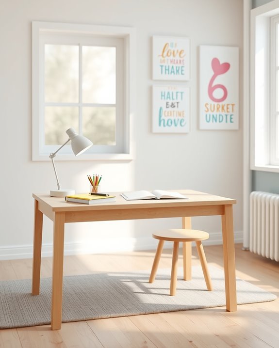 inspiring study table decor