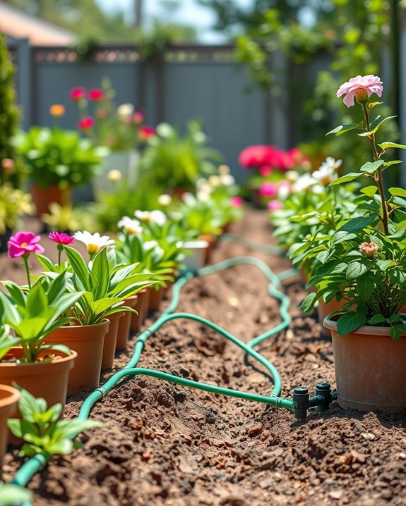 install efficient drip irrigation