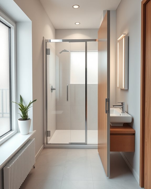 install space saving pocket door