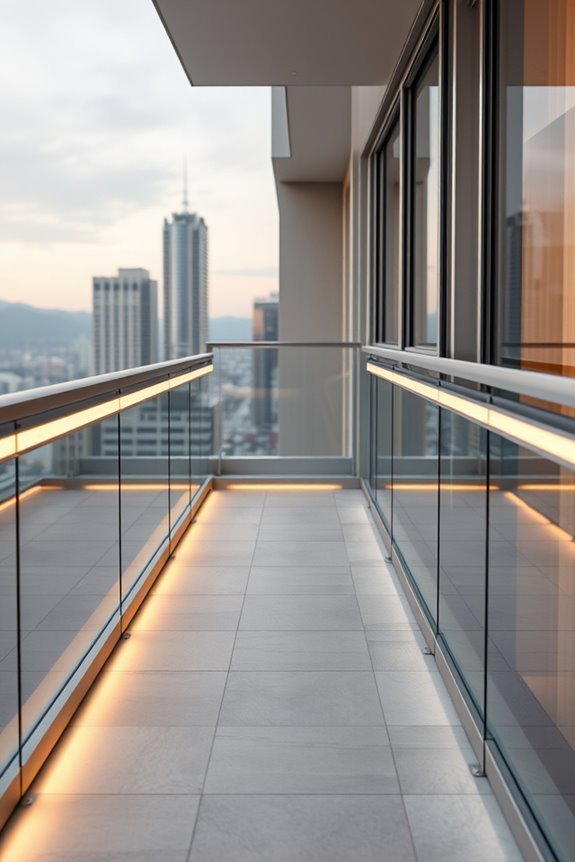 integrated balcony lighting design