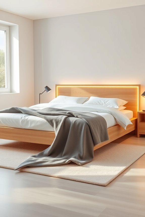 integrated lighting bed designs