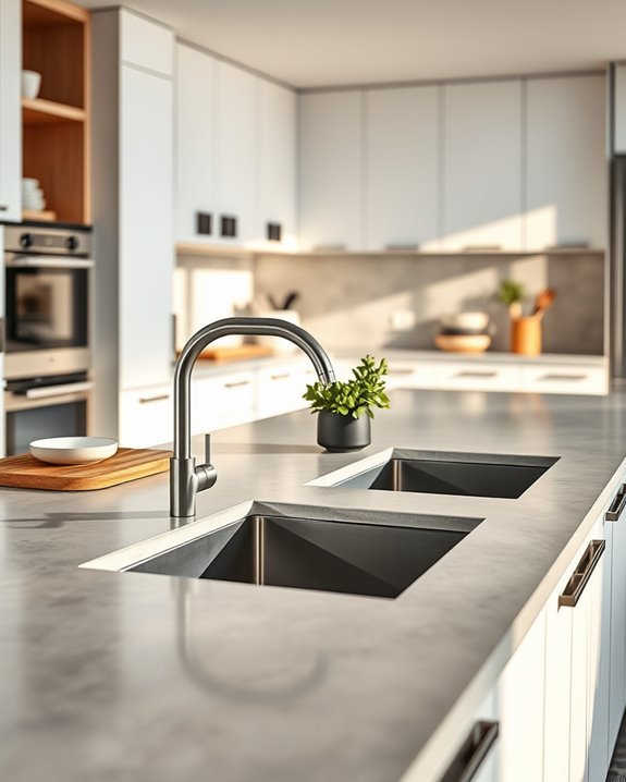 integrated sinks for kitchens