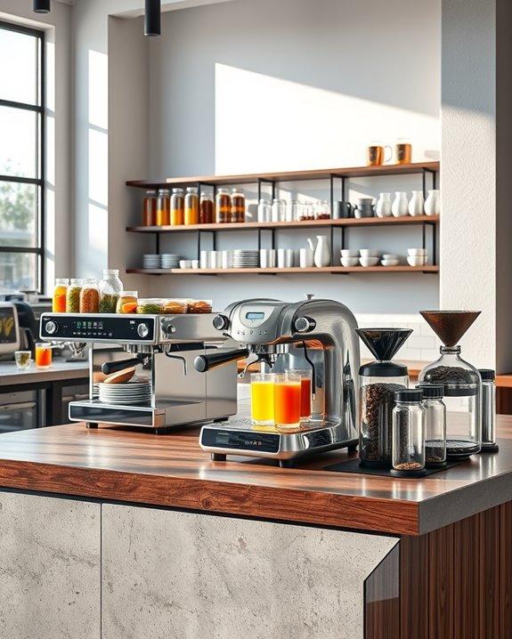 interactive and innovative beverage stations