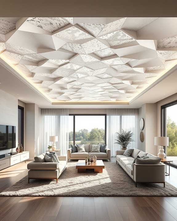 interactive ceiling murals transform