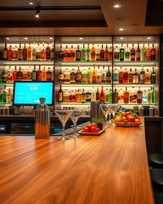 interactive cocktail crafting experience