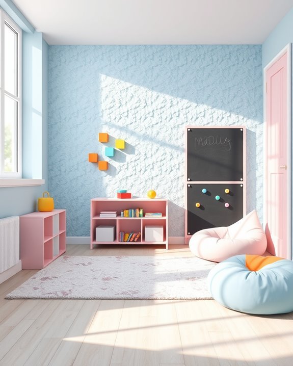 interactive creative play wall