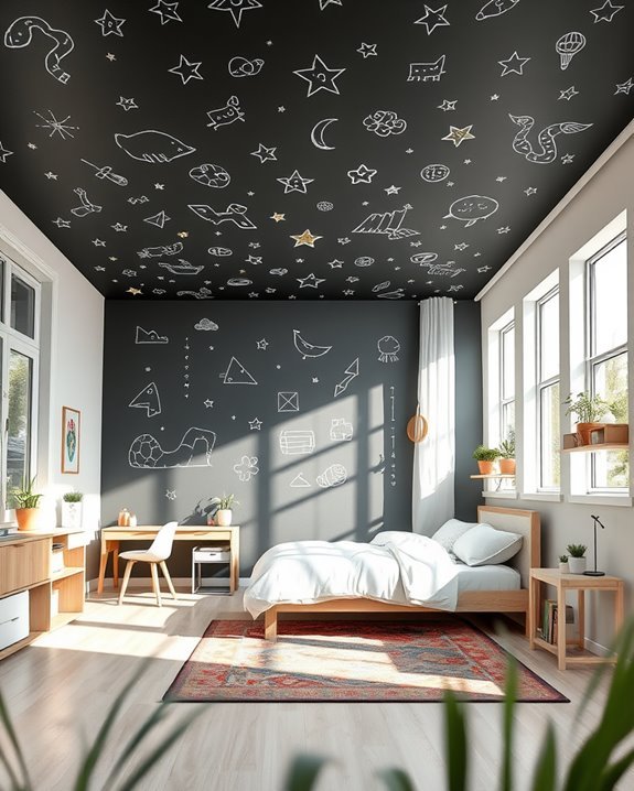interactive creativity ceiling feature