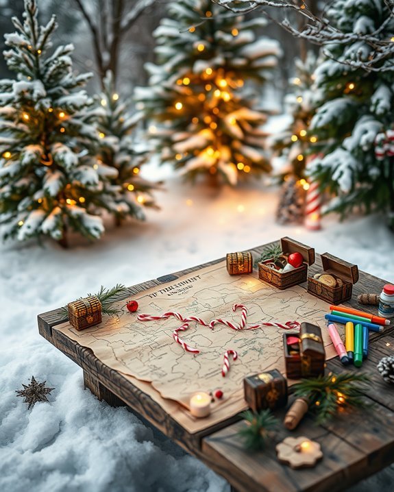 interactive festive treasure hunt