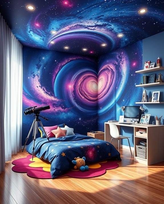 intergalactic galaxy room decor