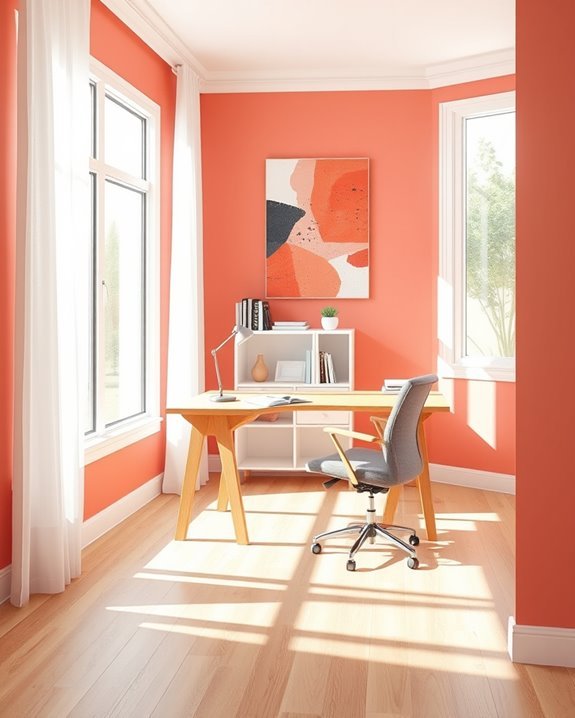 invigorating coral boosts creativity