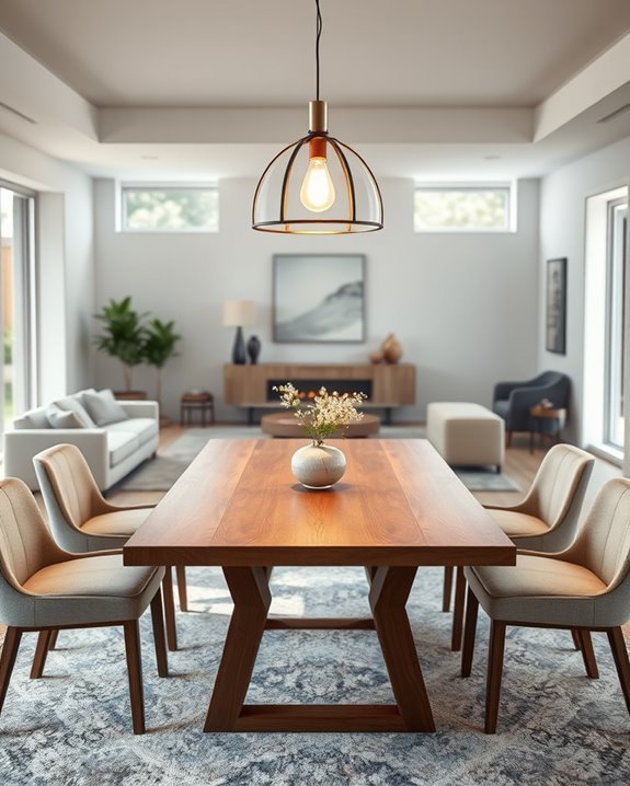 inviting ambiance for dining