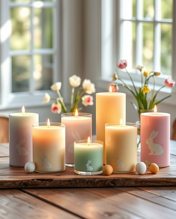 inviting ambiance with candles