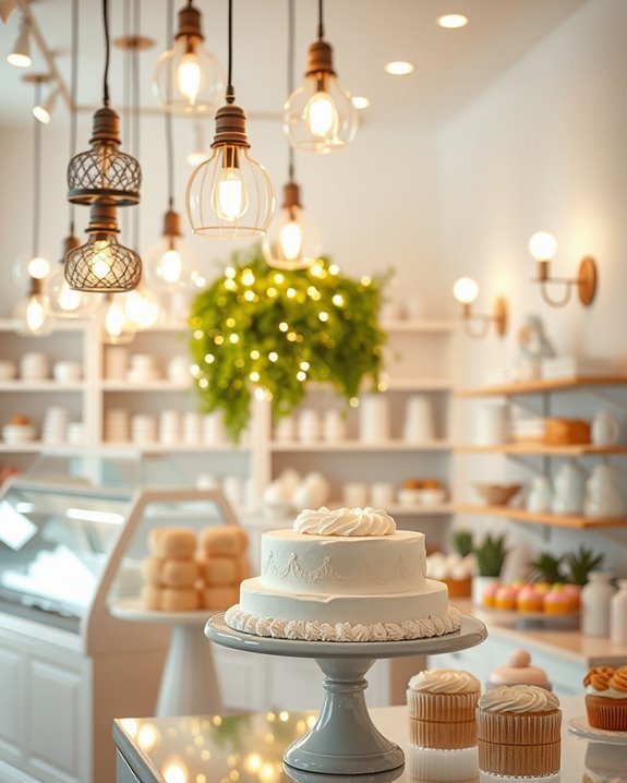 inviting ambiance with lighting