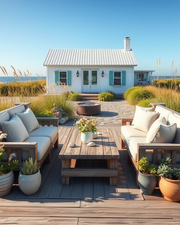 inviting coastal outdoor atmosphere