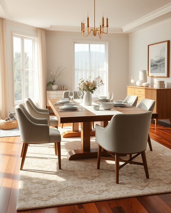 inviting durable playful dining