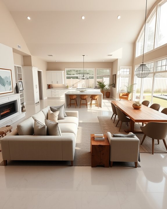 inviting family bonding space