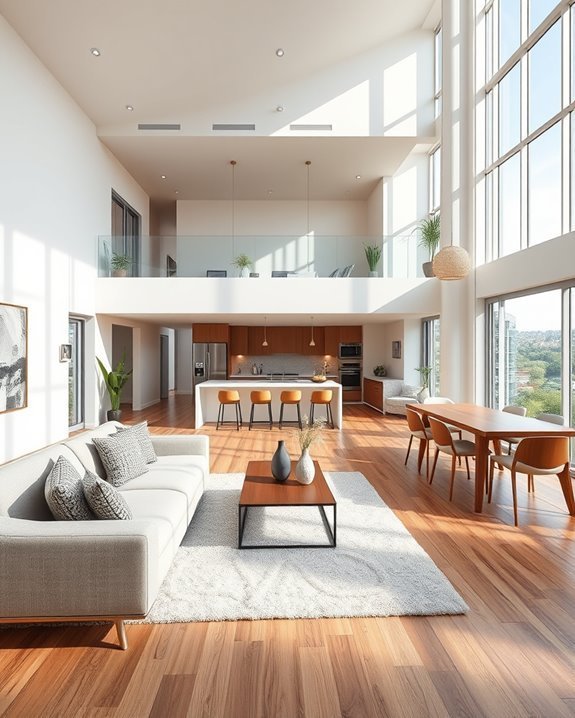 inviting flexible living spaces