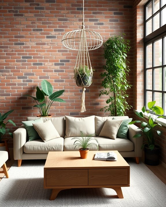 inviting indoor plant sanctuary